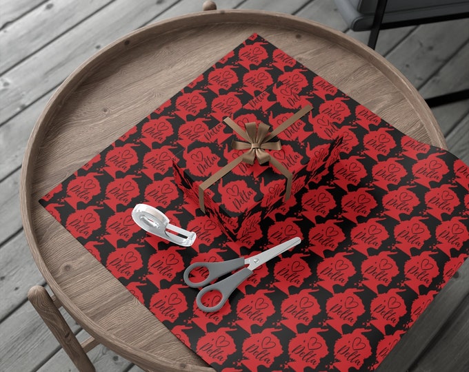 Delta Sigma Theta Themed - Christmas Gift Wrap Papers