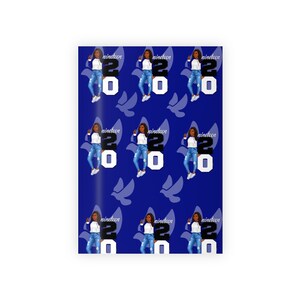 Zeta Phi Beta Sorority Themed Gift Wrapping Paper Rolls, 1pc; 1920 Themed