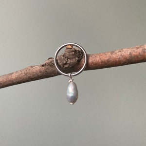 Silver pearl septum clicker 16-18G