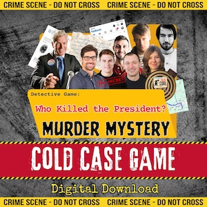 Printable Murder Mystery Game: Who Killed The President? (PDF)