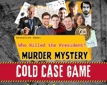 Printable Murder Mystery Game: Who Killed The President? (PDF)