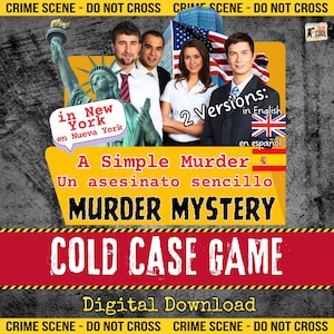 Printable Murder Mystery Cold Case File | Murder Mystery Game Digital Download | Detective True Crime Game | Unsolved Cold Case Murder File