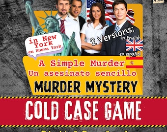 Printable Murder Mystery Cold Case File | Murder Mystery Game Digital Download | Detective True Crime Game | Unsolved Cold Case Murder File