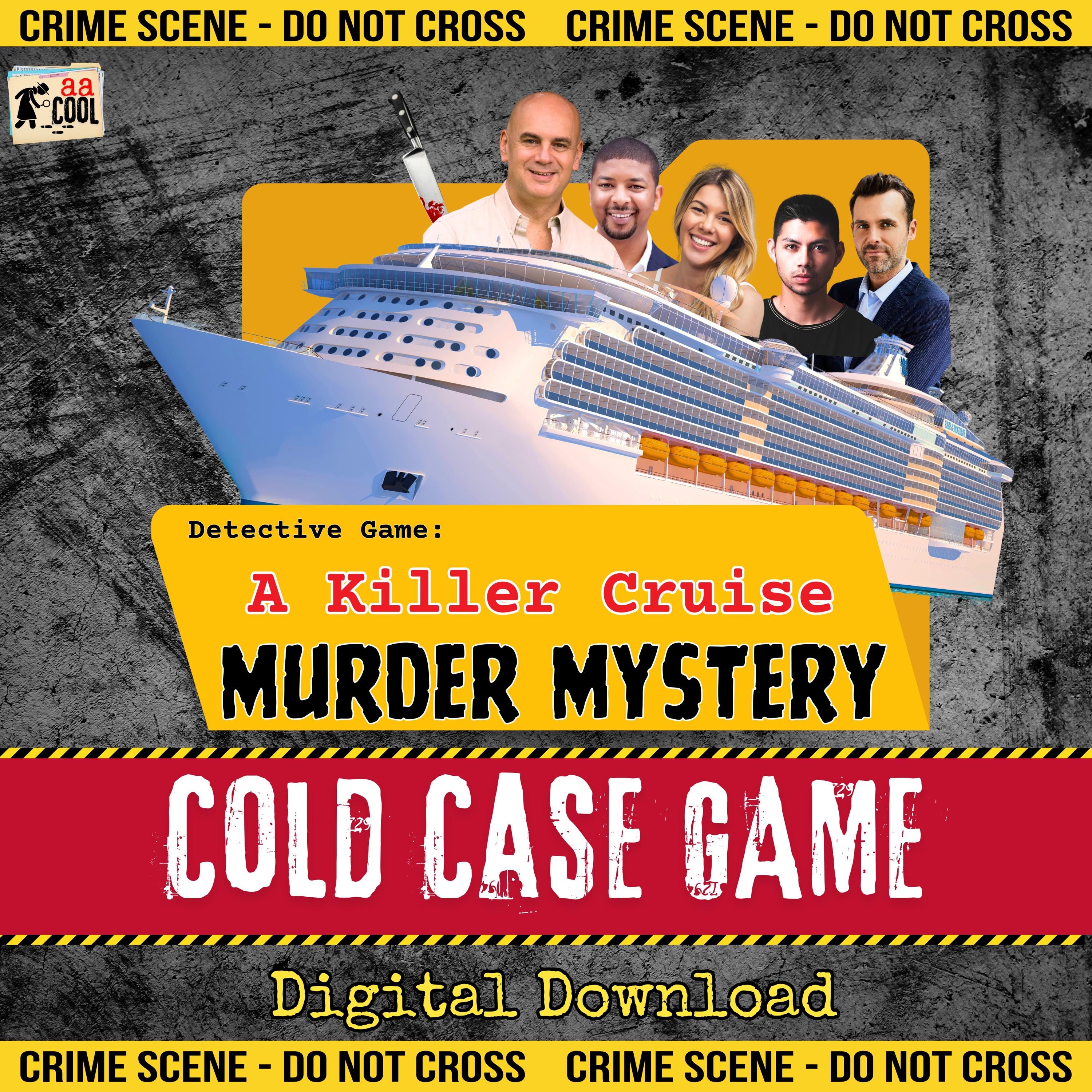 Printable Murder Mystery Game Party, Detective Cold Case: A Killer ...