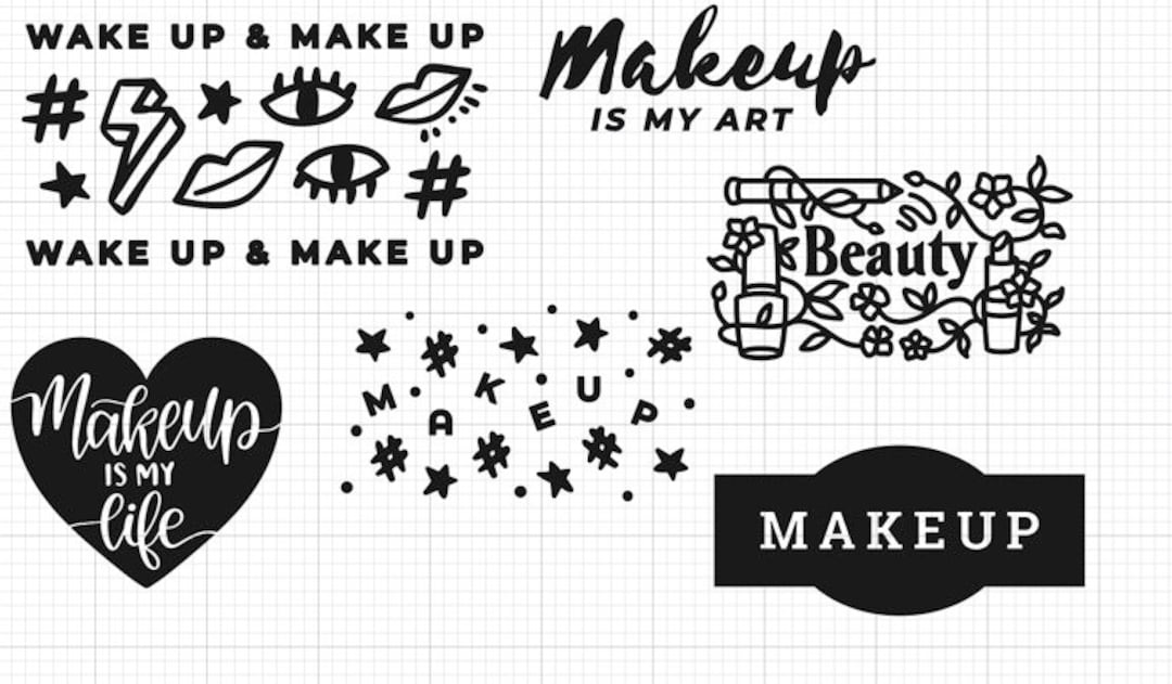 Makeup Sticker Set Etsy