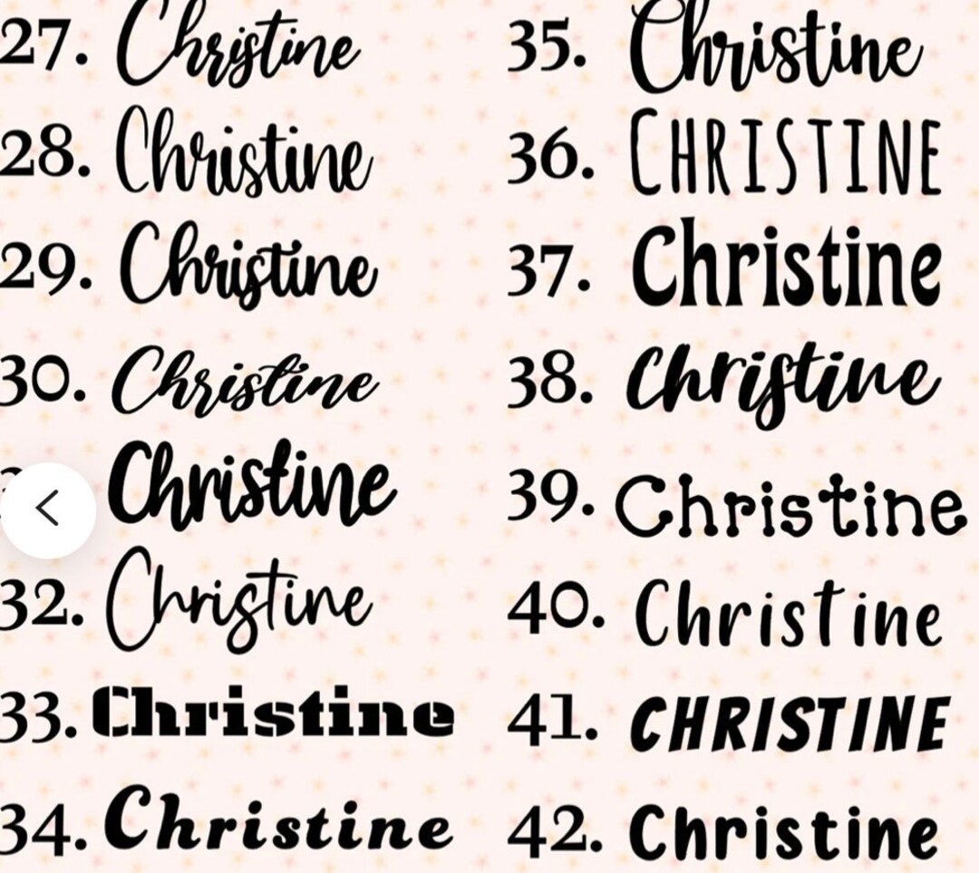 Custom Name Vinyl Decal, Name Sticker, Custom Vinyl Lettering, Vinyl