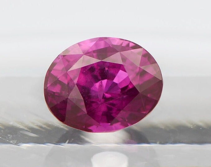 4.55ct Natural Pink Sapphire Gemstone - GRS Certified Oval Cut Loose Stone from Madagascar