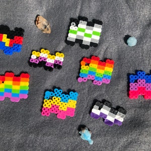 custom pride flag keychain