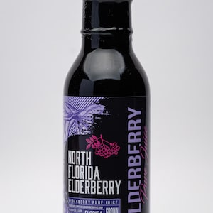 Cold Pressed Elderberry Juice:  2 ingredients, American grown, Immune Support