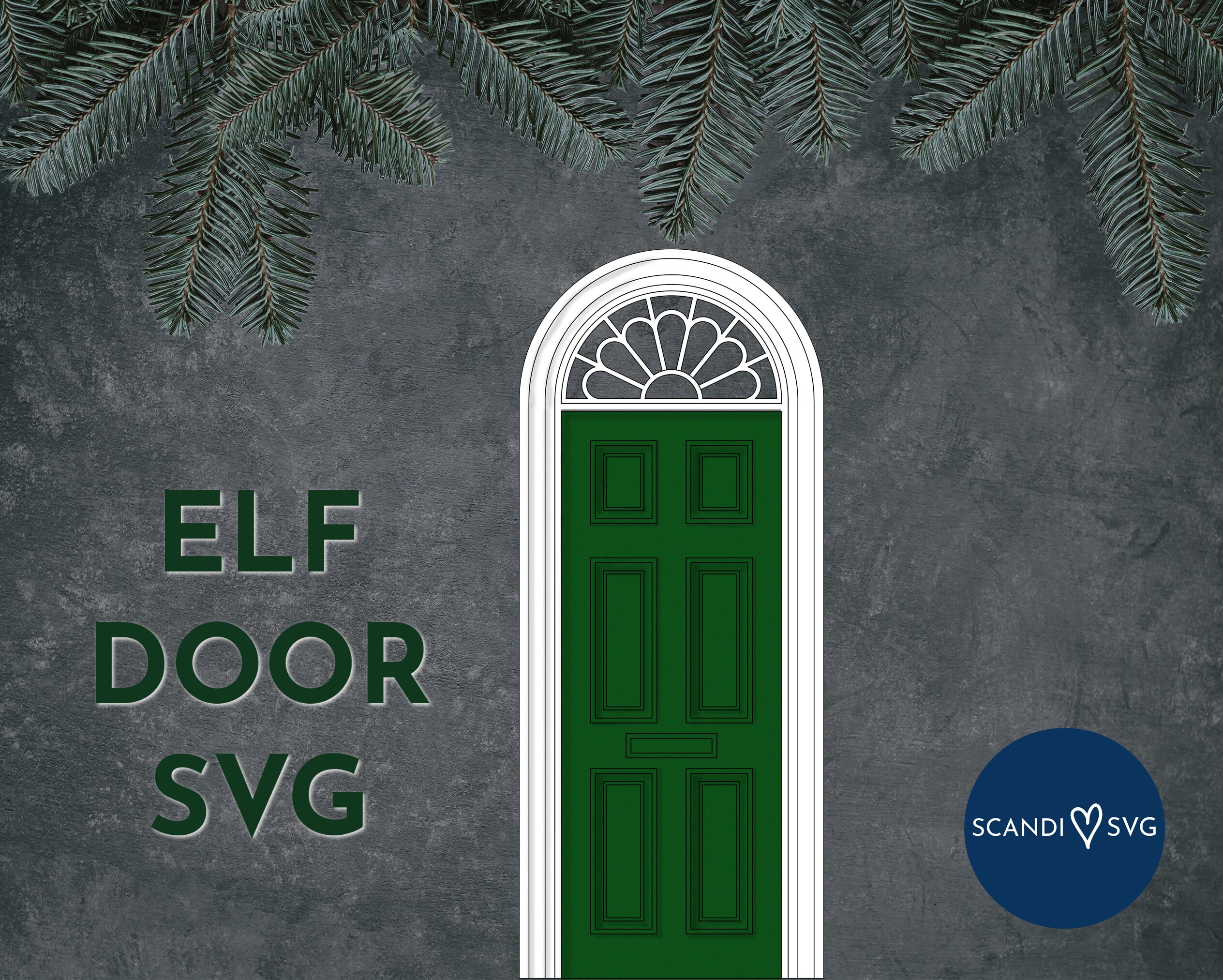 Elf Door Template - Etsy Canada