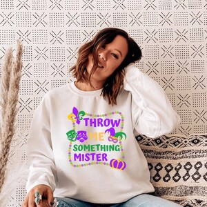 Funny Mardi Gras Women, Mardi Gras Sweatshirt Women, Mardi Gras Parade Shirt, Mardi Gras Gifts, Mardi Gras Party, Fat Tuesday Shirt, NOLA