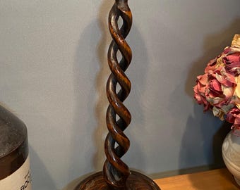 Antique Barley Twist Candle Holder