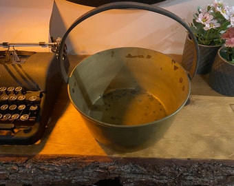 Vintage Brass Pot