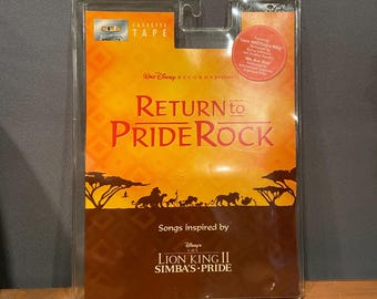 New in Package Return to Pride Rock Lion King Cassette