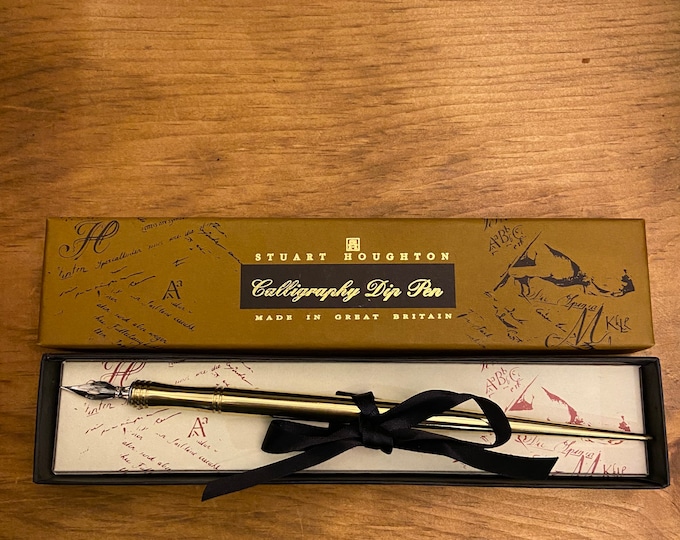 Vintage Stuart Houghton Calligraphy Dip Pen Etsy