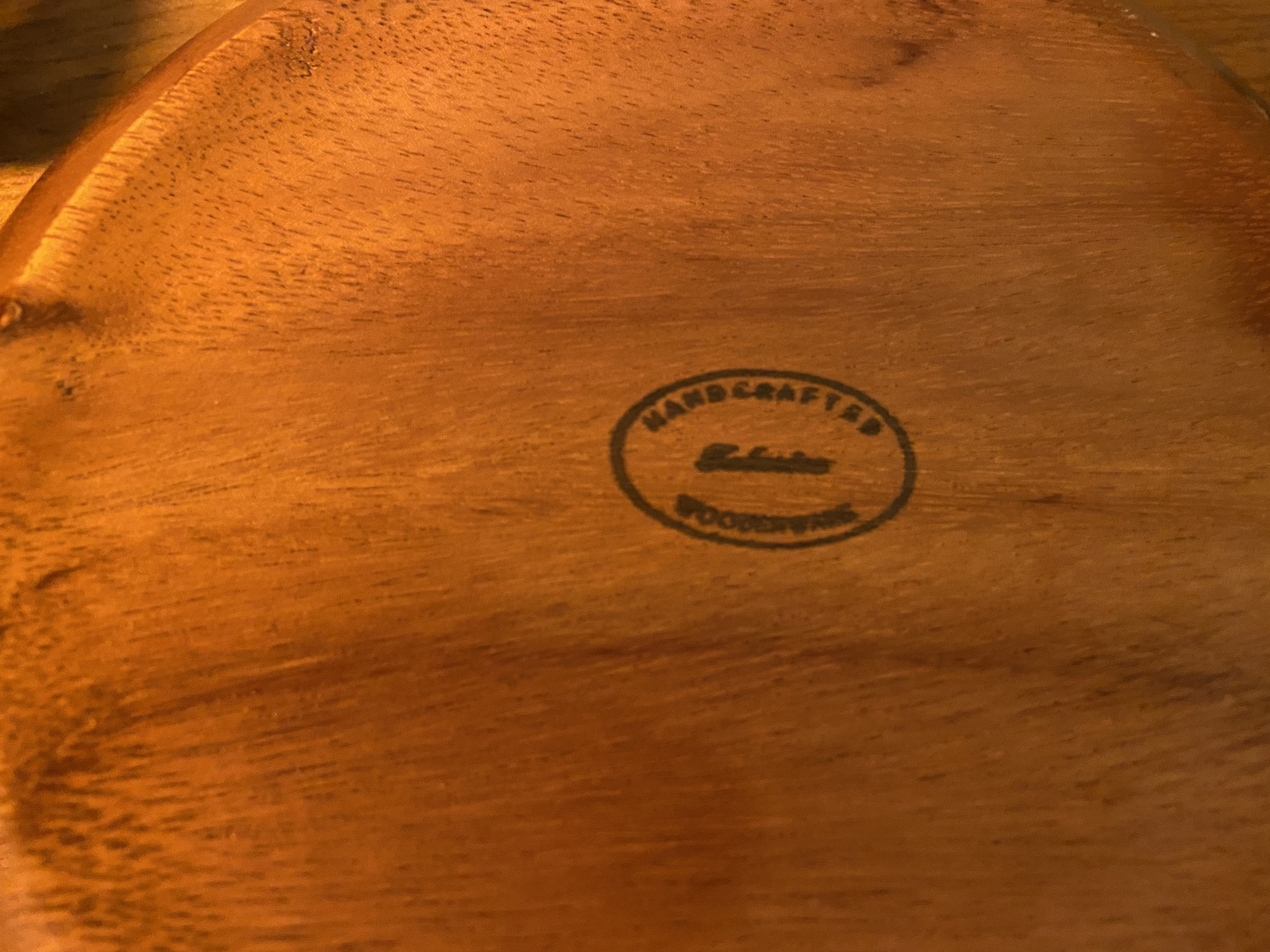 Vintage Decorative Wood Bowl Etsy