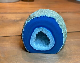 Blue Agate Geode