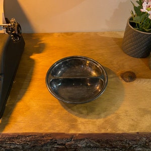 Vintage Round Metal Dish