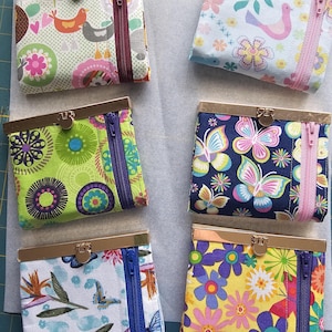 Cartera de mujer hecha a mano: múltiples opciones de tela