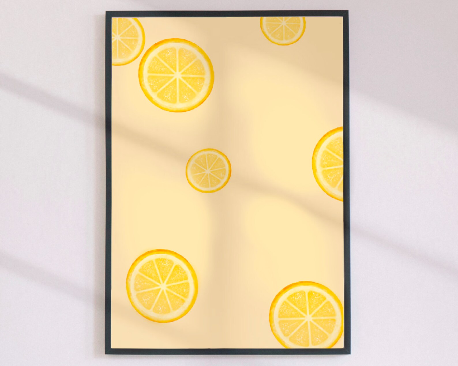 PRINTABLE Lemon Slices Wall Art Home Decor for Kitchen or Bakery Lemons Citrus Baking Poster