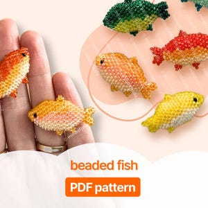 3D Beaded Fish Pattern – DIY Seed Bead PDF Tutorial