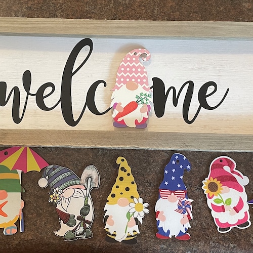 Gnomes Gnome Gifts Gnome Sign Gnomes Holiday Etsy