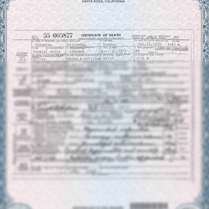 Certidão de Óbito Charmian Londres