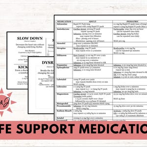 ACLS & PALS medication doses / indications. complete list of medications, also includes a cheat sheet.