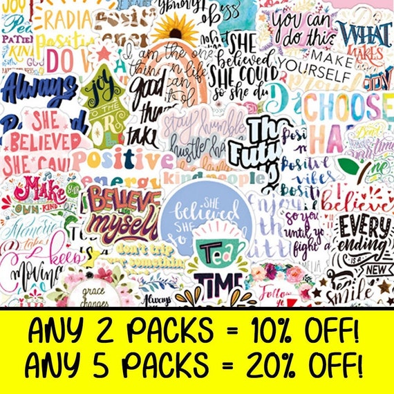 100pcs VSCO Cute Aesthetic Preppy Stickers for Laptop Luggage