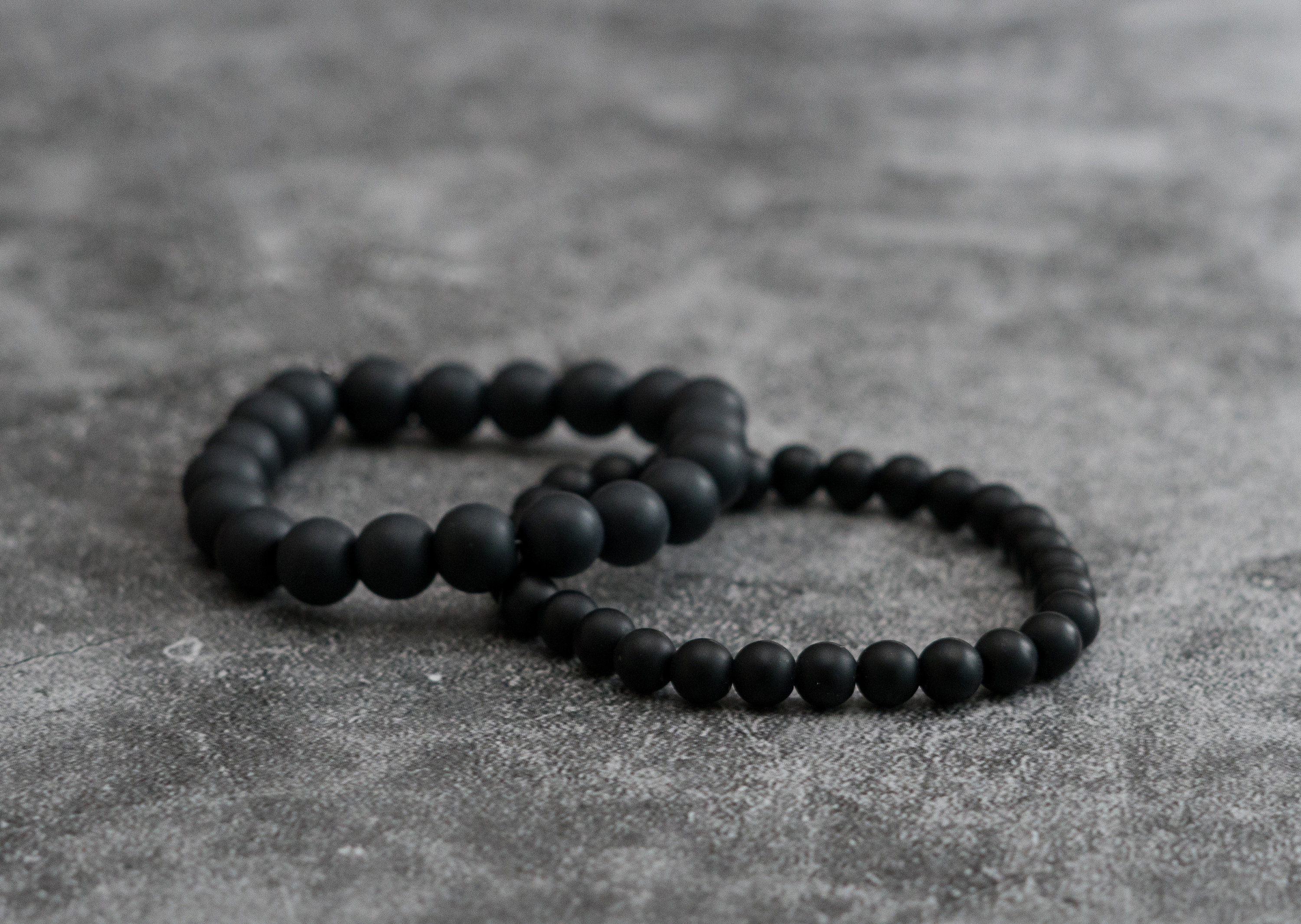  Black Beaded Bracelets