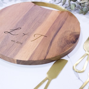 Personalized Engraved Charcuterie Board | Wedding Gift | Cheese Board | Custom Charcuterie | Custom Cutting Board Keepsake