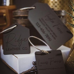 Custom Travel Luggage Tags | Custom Acrylic Luggage Tags | Engraved Travel Tags