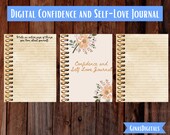 Confidence and Self Love Themed Digital Journal