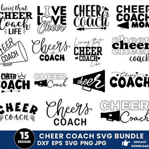Cheer Coach Svg, Cheer Coach Png, Cheerleading Svg, Cheer Coach Shirt, Cheer Mom Svg, Svg Files For Cricut, Cheer Coach Gifts, Silhouette