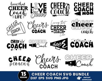 Jubeln Sie Trainer svg, jubeln Sie Coach Png, Cheerleader-Svg, jubeln Sie Coach-Shirt, jubeln Sie Mutter-Svg, Svg-Dateien für Cricut, jubeln Sie Coach Geschenke, Silhouette