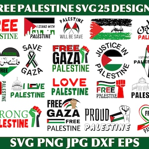 Palestine Svg Bundle, Free Palestine Svg, Free Palestine Shirt, Palestine Png, Palestine Clipart, Support Palestine Svg,Svg Files For Cricut