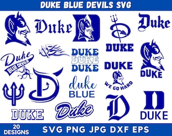10+ Duke Blue Devils Svg Png Designs, Svg For Shirts, Vector Files, Digital Download, Instant Download, Svg Files For Cricut, Silhouette