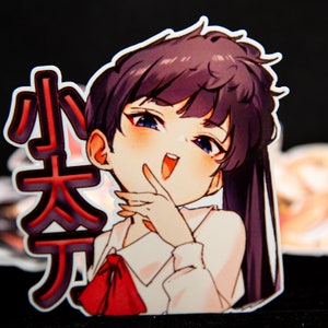 Kodachi Kuno Black Rose Cute Ranma 1/2 Waifu Anime Stickers or Magnets