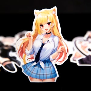 Neko Kitagawa Marin Anime Cute Sexy Catgirl My Dress-Up Darling Stickers or Magnets