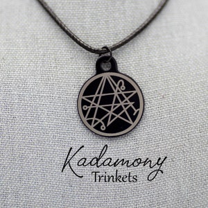 Necronomicon Book of the Dead H.P. Lovecraft Amulet Metal