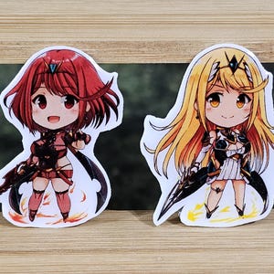Pyra & Mythra Xenoblade Plastic Resin Pin