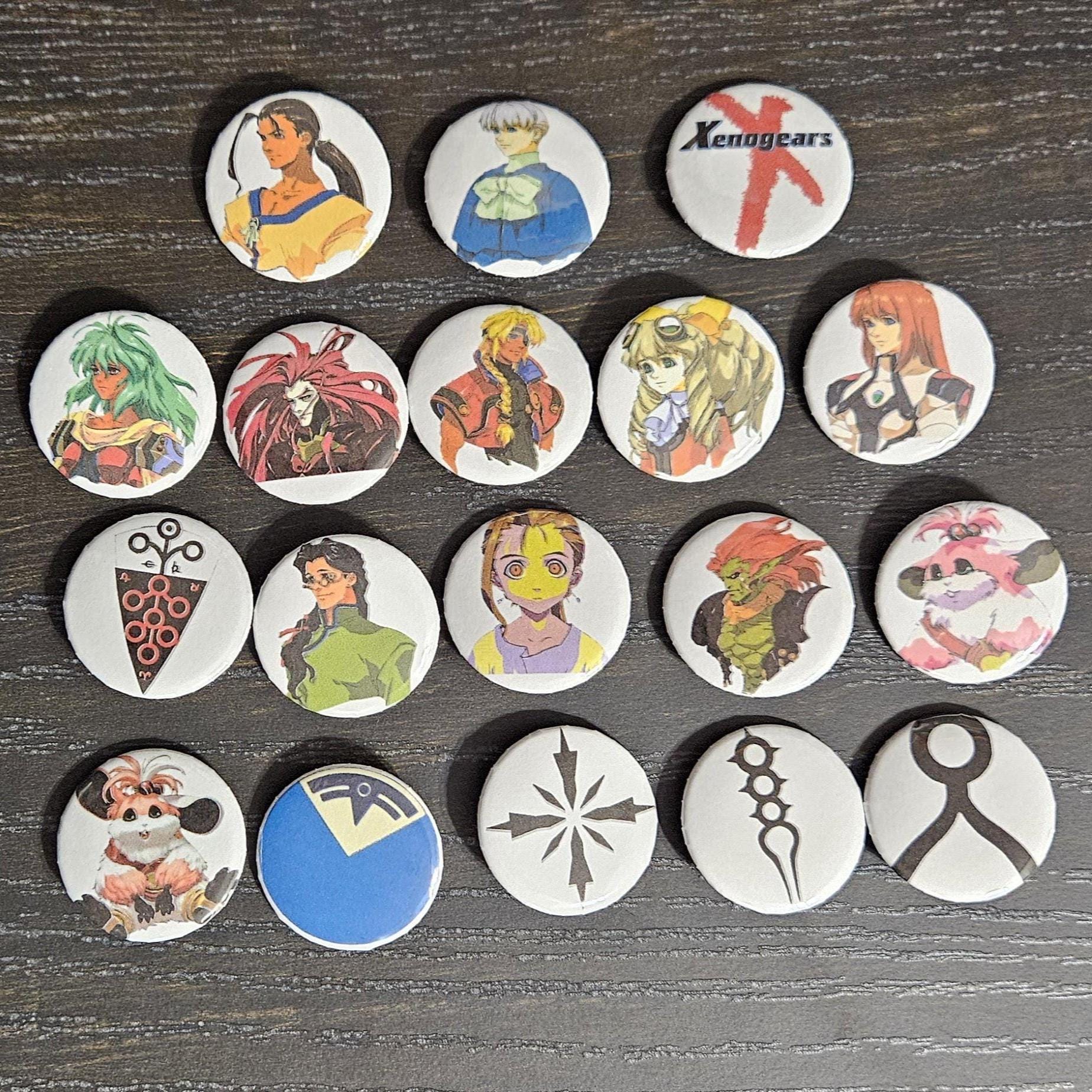 ゼノギアス ピンバッジ5種セット Xenogears Pin - Etsy