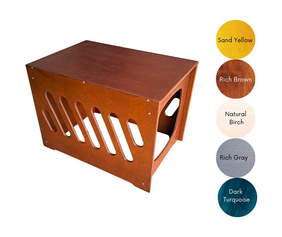 Modern Hallway Bench Cat Litter Box Cover: Baltic Birch Pet Furniture - Etsy