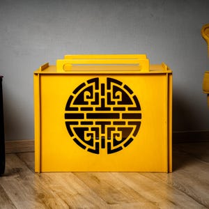 Modern Plywood Cat Litter Box Cover: Enclosure Hider