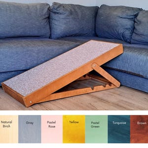 Adjustable dog ramp, modern cat stairs, foldable pet steps