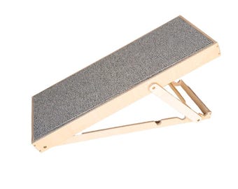 Foldable Pet Ramp: Adjustable Height Dog & Cat Stairs