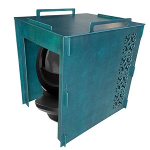 Modern Plywood Cat Litter Box Cover: Fits Litter Robot 4/3 & Neakasa M1