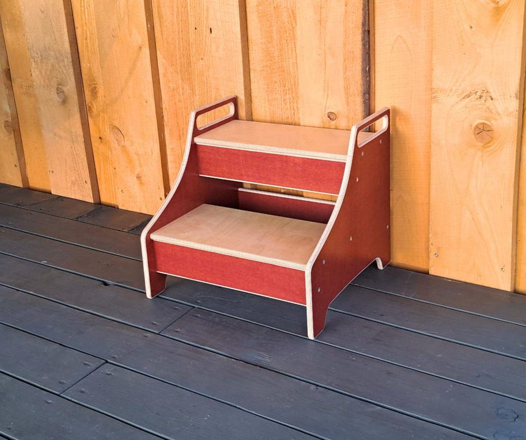 Stylish Footstool, Step Stool, Toddler Kitchen Stool, Wooden Step Stool