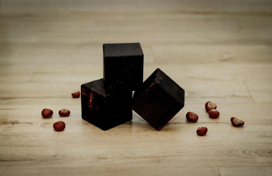 Handcrafted Wooden Blocks: DIY Craft Cubes, Natural Pine (set of 4 - Etsy