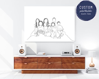 Custom Faceless Portrait Illustration *digital product*